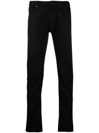 Armani Emporio Slim Fit Hose Herren Schwarz | MY3C3G96
