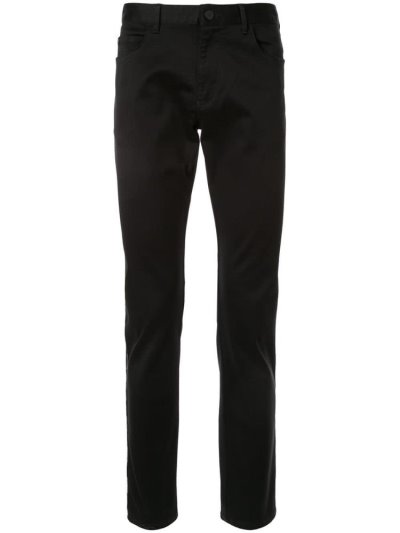 Armani Emporio Slim Fit Hose Herren Schwarz | SBC7KKTH