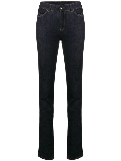 Armani Emporio Slim Fit Jeans Damen Blau | DFDVV5EJ