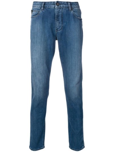 Armani Emporio Slim Fit Jeans Herren Blau | 20PPELP8