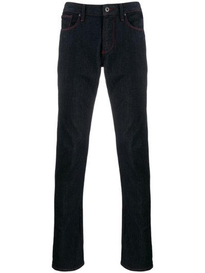 Armani Emporio Slim Fit Jeans Herren Blau | 7U8RHUYH