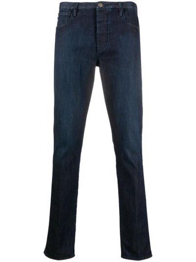 Armani Emporio Slim Fit Jeans Herren Blau | 7V121S0O