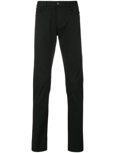 Armani Emporio Slim Fit Jeans Herren Schwarz | DKUUGEDN