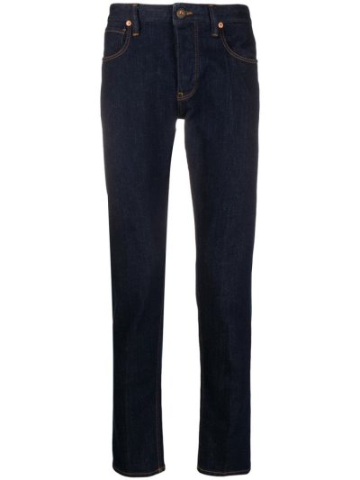 Armani Emporio Slim Fit Jeans Herren Blau | DMKF5FDT