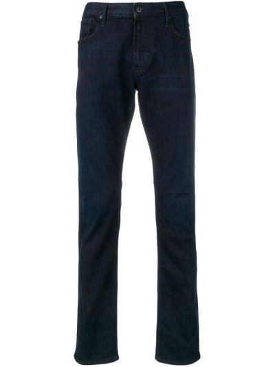 Armani Emporio Slim Fit Jeans Herren Blau | EXETU67S