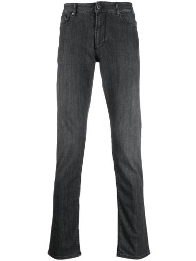 Armani Emporio Slim Fit Jeans Herren Schwarz | MG9XR9IW