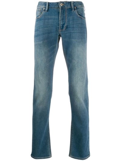 Armani Emporio Slim Fit Jeans Herren Blau | RZNRNHU4