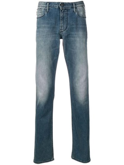 Armani Emporio Slim Fit Jeans Herren Blau | XOU7K41J