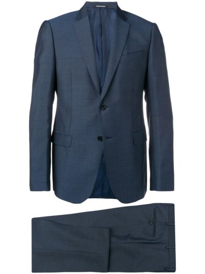 Armani Emporio Slim Fit Two Piece Anzüge Herren Blau | EZODQBQS