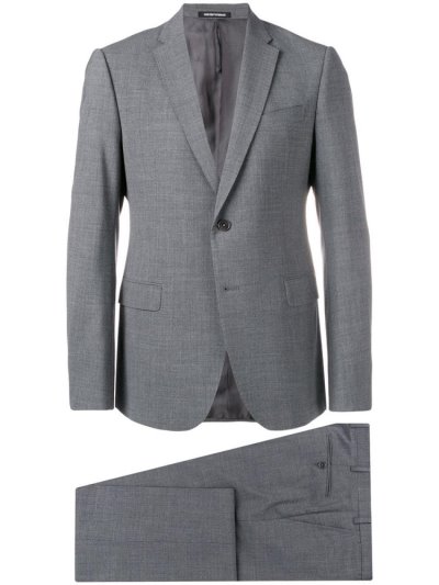 Armani Emporio Slim Fit Two Piece Anzüge Herren Grau | LSNK4FR2