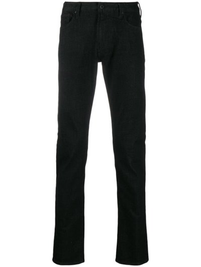 Armani Emporio Slim Jeans Herren Schwarz | T9GZ7R9F