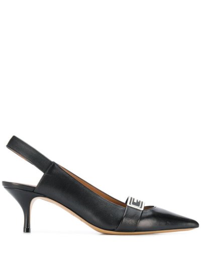 Armani Emporio Slingback Pumps Damen Schwarz | 2HJAW0P1