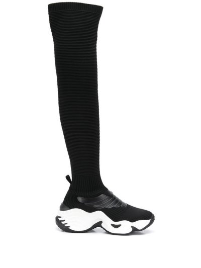 Armani Emporio Sock Stylen High Sneakers Damen Schwarz | IYBHBARW