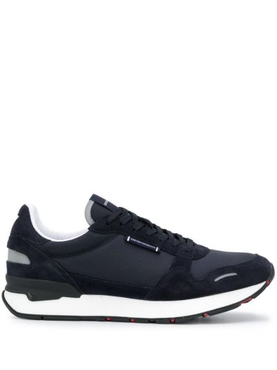 Armani Emporio Spitze Up Low Top Sneakers Herren Blau | J2WSA544