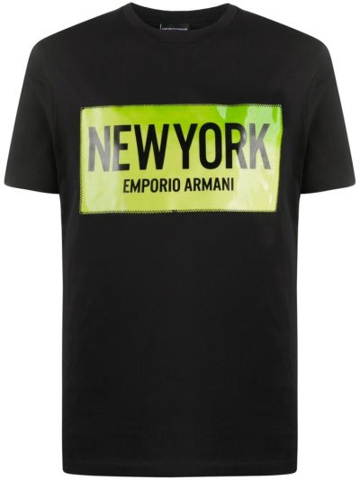 Armani Emporio Stitched Logo Bomberjacke Herren Schwarz | URFJOQ4A
