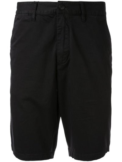Armani Emporio Straight Cut Bermuda Shorts Kurze Hose Herren Schwarz | D4I6N72C