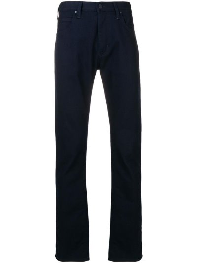Armani Emporio Straight Fit Hose Herren Blau | DMLJ5EVI