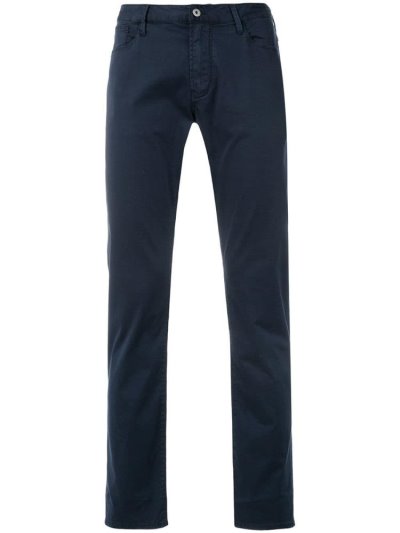 Armani Emporio Straight Leg Hose Herren Blau | NKR559EB
