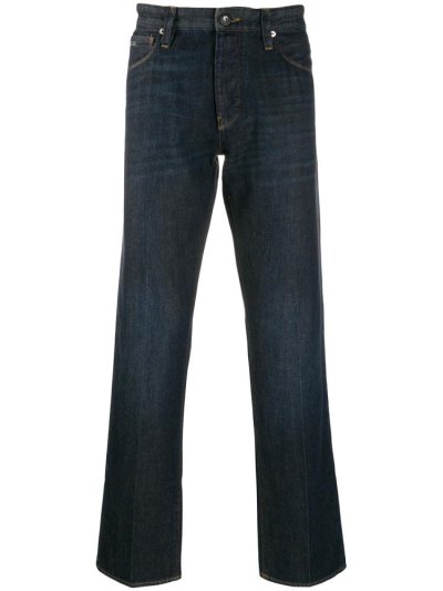 Armani Emporio Straight Leg Jeans Herren Blau | 175F8TBP