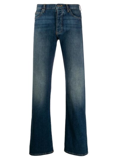 Armani Emporio Straight Leg Jeans Herren Blau | 2MPHZIIM
