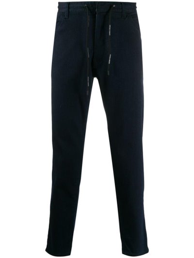 Armani Emporio Straight Leg Jeans Herren Blau | 4BLAA0CN
