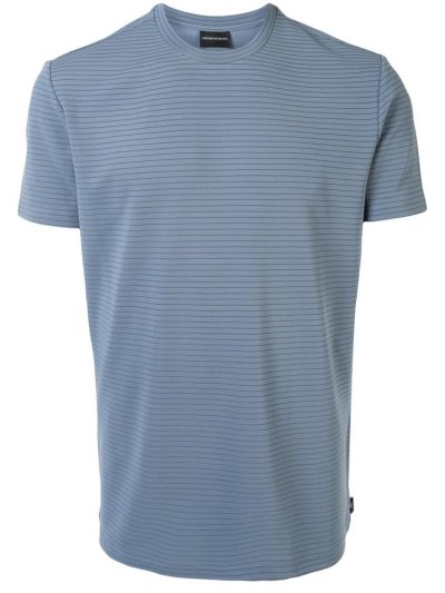 Armani Emporio Striped Basic Bomberjacke Herren Blau | 52P45EDY