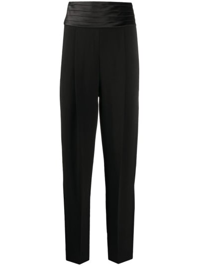 Armani Emporio Tailored Tuxedo Hose Damen Schwarz | HNA49J15