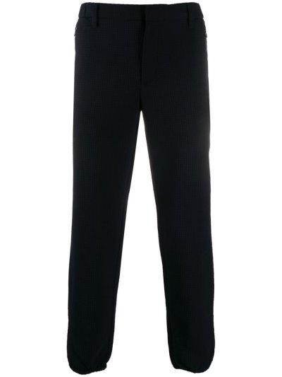 Armani Emporio Tapered Check Hose Herren Blau | 9GEQNMOX