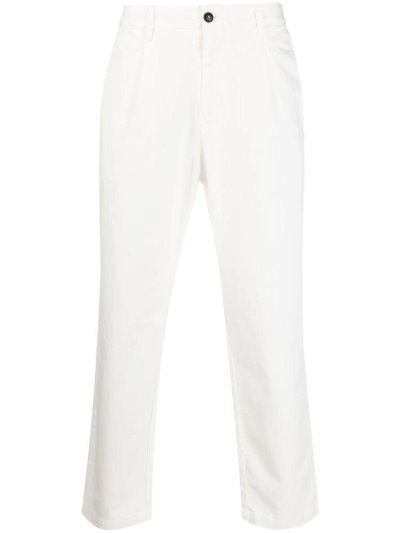 Armani Emporio Tapered Hose Herren Weiß | EYFFGFGV