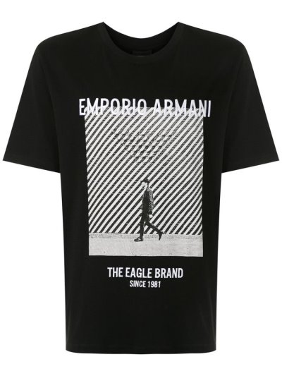 Armani Emporio The Eagle Brand Bomberjacke Herren Schwarz | LV2RZXXQ