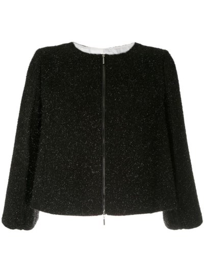 Armani Emporio Tinsel Design Jacke Damen Schwarz | IMF6A587
