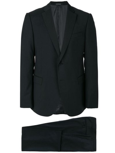 Armani Emporio Two Piece Anzüge Herren Schwarz | LYZ3TSKV