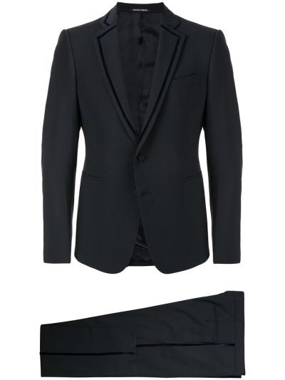 Armani Emporio Two Piece Dinner Anzüge Herren Blau | UITYGL2S
