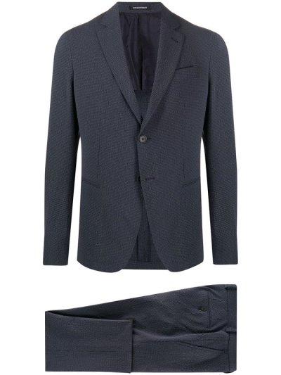 Armani Emporio Two Piece Formal Anzüge Herren Blau | XMQXT8H2