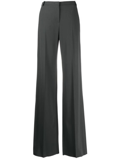 Armani Emporio Weite Leg High Taille Hose Damen Grau | BXJULFFC