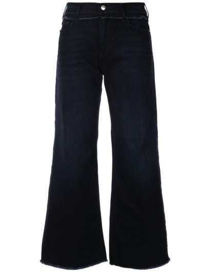 Armani Emporio Weite Leg Jeans Damen Blau | 3E6K6H6K