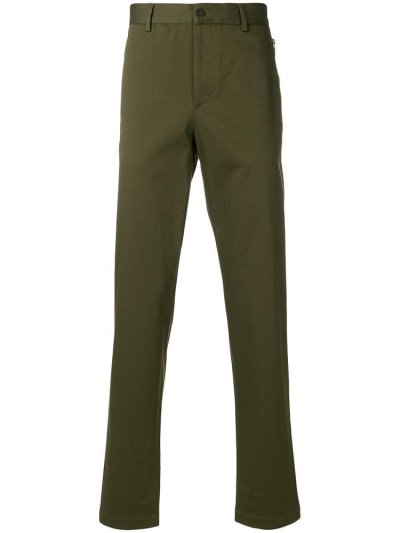 Armani Emporio Zip Detailed Straight Leg Hose Herren Grün | QAVIW7NJ