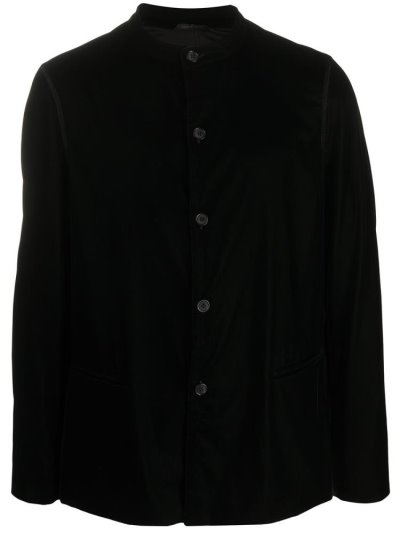 Giorgio Armani Button Down Jacke Herren Schwarz | K6FJ9BXY