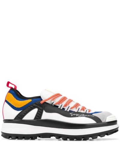 Giorgio Armani Colou Block Low Top Sneakers Herren Weiß | 4Q4B1IW1
