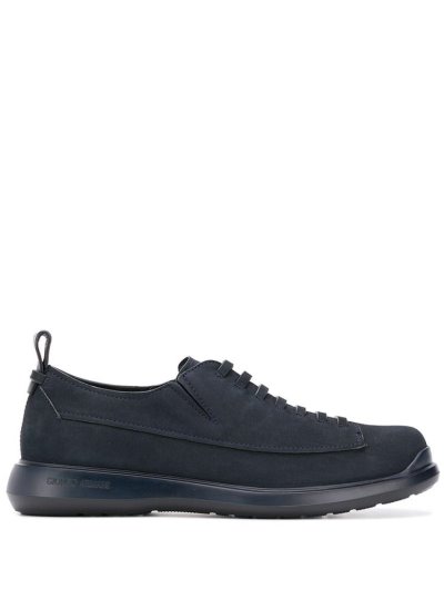 Giorgio Armani Faded Spitze Up Shoes Schuhe Herren Blau | 6U2JVF36