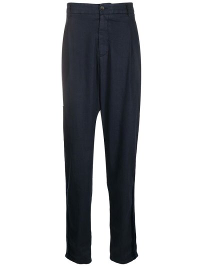 Giorgio Armani Flared Fit Chinos Herren Blau | C11QFWH0