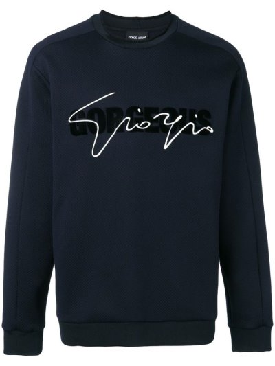 Giorgio Armani Gorgeous Sweatshirts Herren Blau | HH1992UJ
