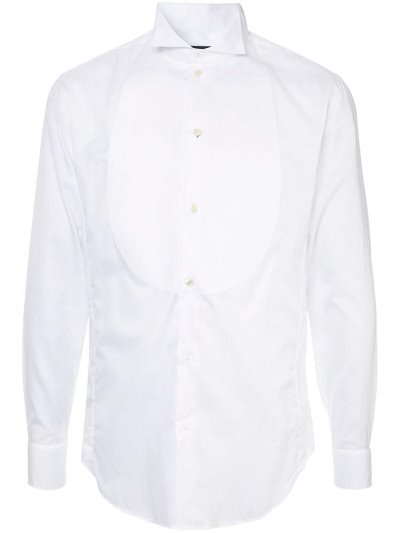 Giorgio Armani Klassische Bib Hemd Herren Weiß | 7M50DY8Z