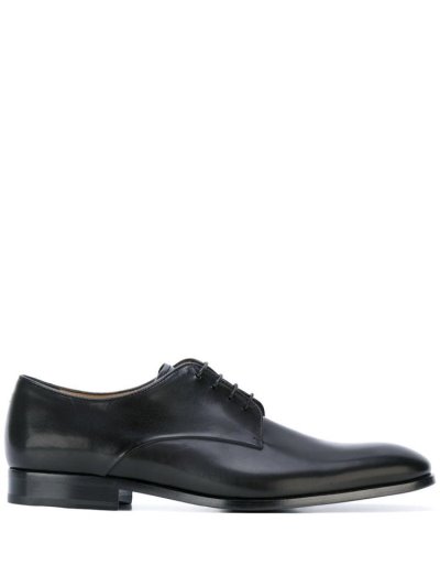 Giorgio Armani Klassische Derby Schuhe Herren Schwarz | DTBMAH9E