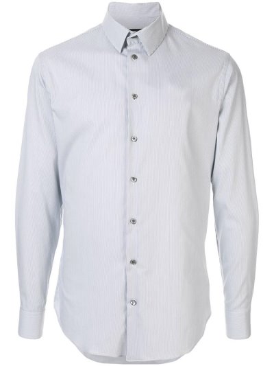 Giorgio Armani Klassische Long Sleeve Hemd Herren Weiß | SB59NEP0