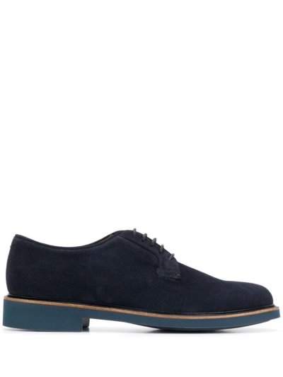Giorgio Armani Klassische Spitze Up Shoes Schuhe Damen Blau | O2QKVB9O