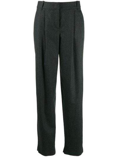 Giorgio Armani Klassische Tailored Pants Hose Damen Grau | LUIKCXZL