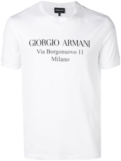Giorgio Armani Logo Print Bomberjacke Herren Weiß | OSDC32PI