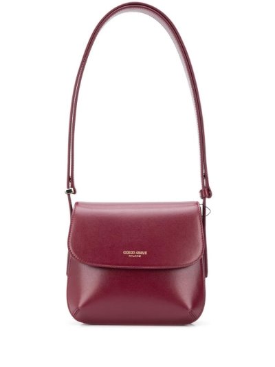 Giorgio Armani Logo Schultertaschen Damen Rot | GYGPTFUP