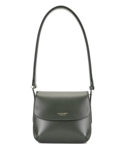Giorgio Armani Logo Stamp Schultertaschen Damen Grün | B6SP958X
